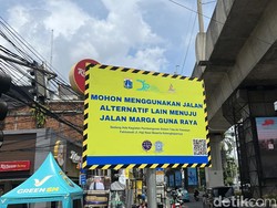 Jl Haji Nawi Jaksel Belum Diberlakukan Satu Arah Usai Ada Proyek Gorong-gorong