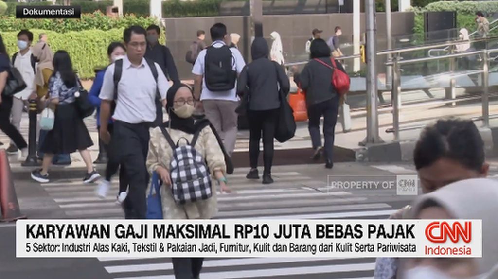 VIDEO: Karyawan Gaji Maksimal Rp10 Juta Bebas Pajak