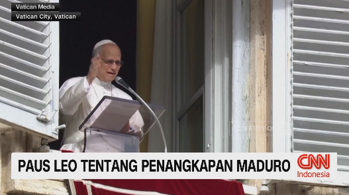 VIDEO: Paus Leo Tentang Penangkapan Maduro