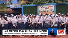 VIDEO: Hari Pertama Sekolah Usai Libur Nataru