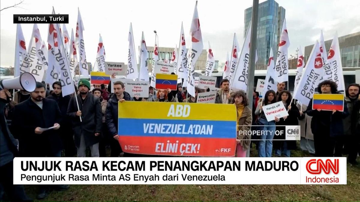 VIDEO: Aksi Protes Kecam Penangkapan Maduro