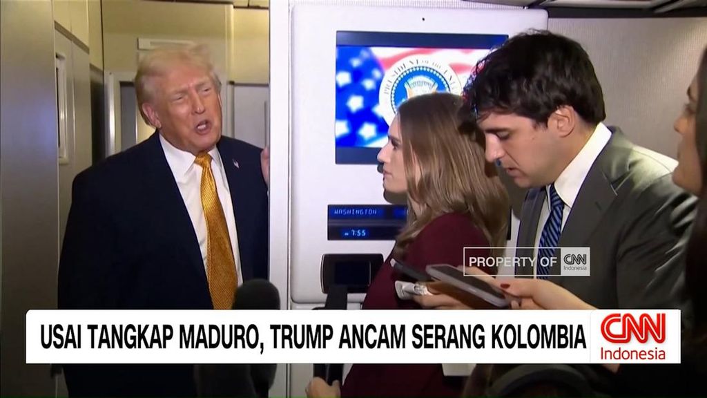 VIDEO: Usai Tangkap Maduro, Trump Ancam Serang Kolombia