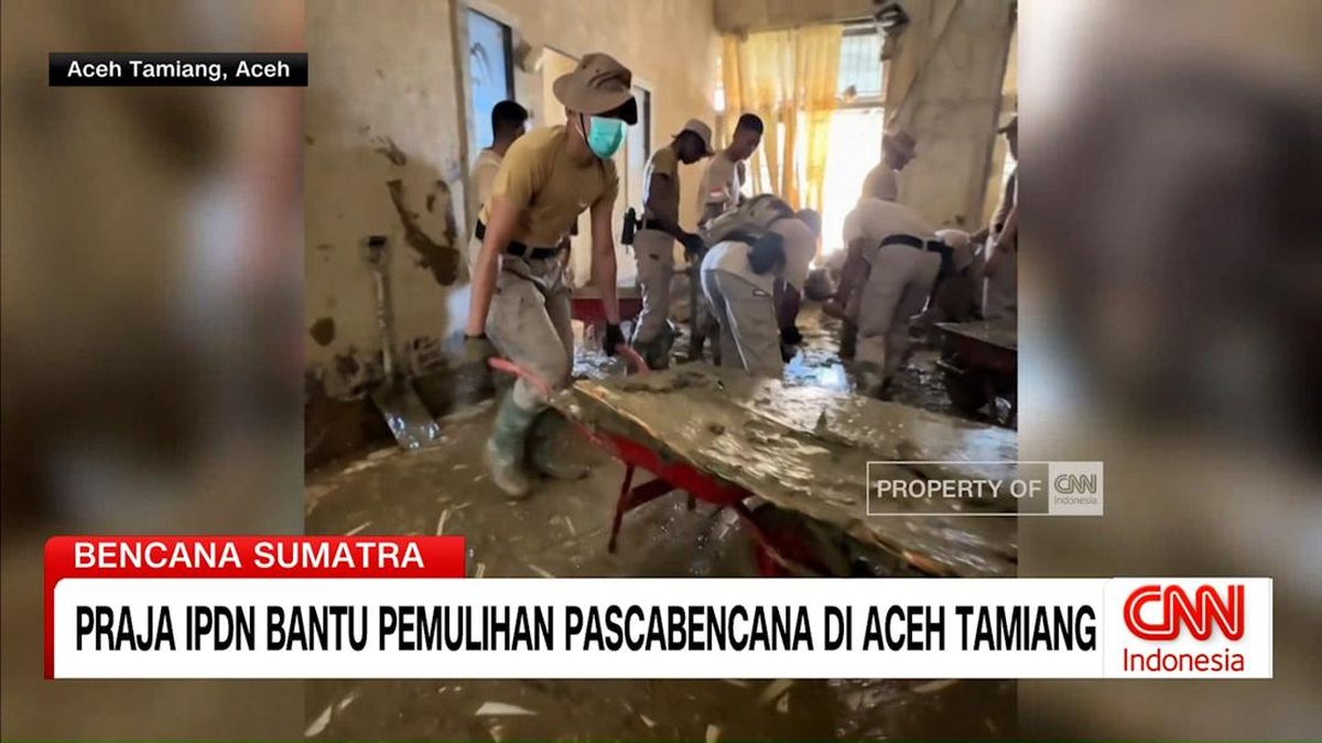 VIDEO: Praja IPDN Bantu Pemulihan Pascabanjir Aceh