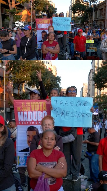 Ribuan Pendukung Maduro Protes Penangkapan oleh AS
