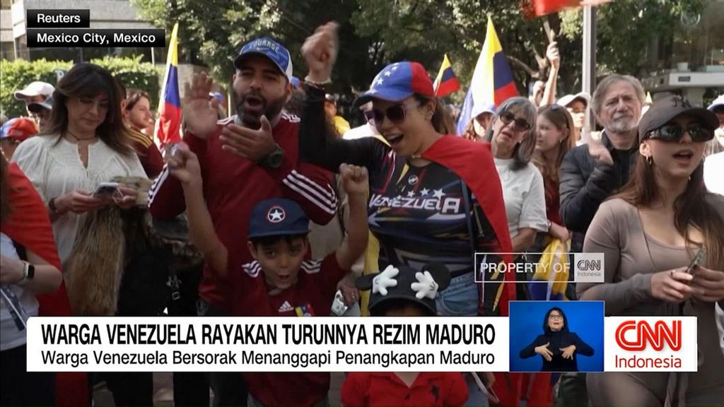 VIDEO: Reaksi Massa Akibat Penangkapan Maduro