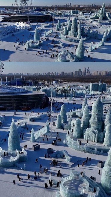 Dunia Dongeng dari Es dan Salju Hadir di Harbin Ice and Snow World