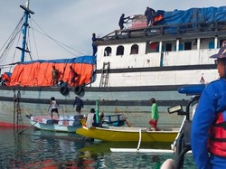 KLM Mutiara Inti Permata 3 Hari Terdampar di Gili Lawang Lombok Timur
