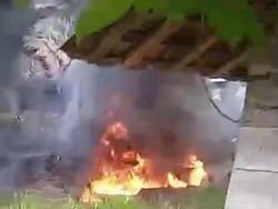 Bull Minyak Mentah di Gandu Blora Terbakar, Diduga akibat Korsleting Mesin