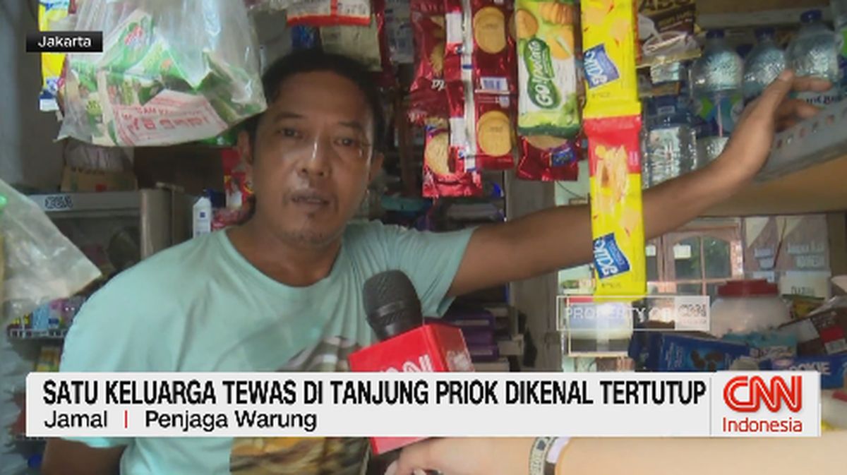 VIDEO: Satu Keluarga Tewas di Tanjung Priok Dikenal Tertutup