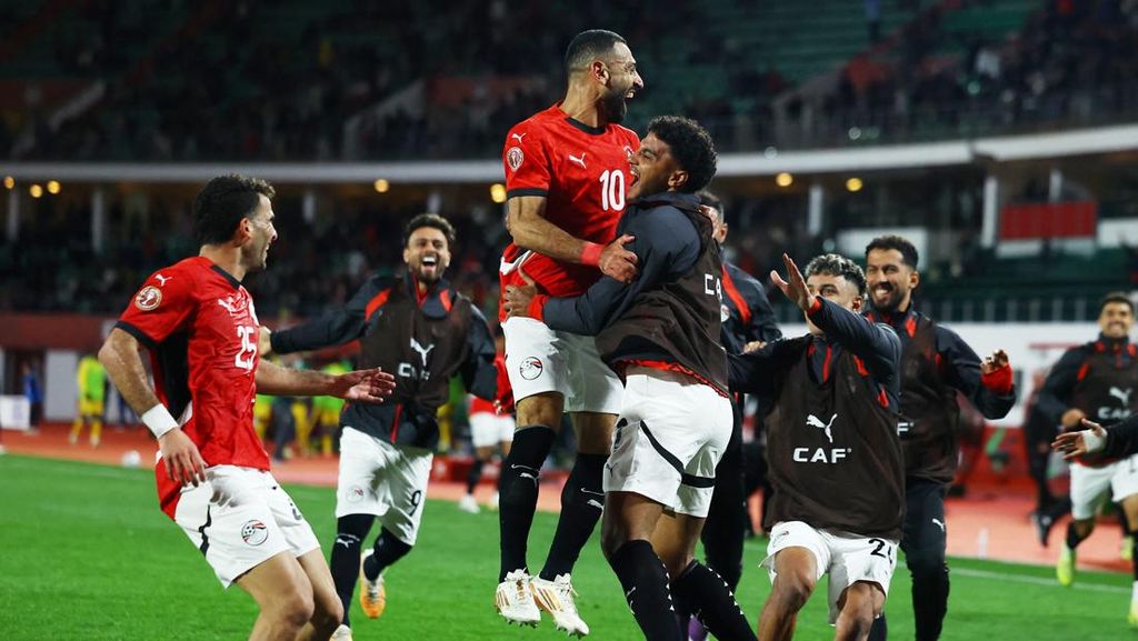 FOTO: Mesir Susah Payah Tekuk Benin di Piala Afrika