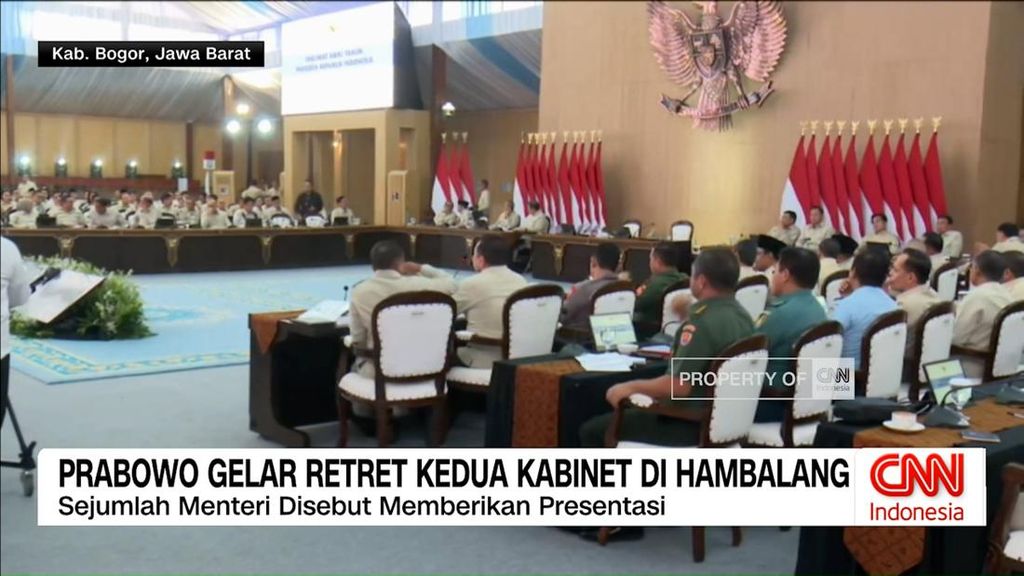 VIDEO: Prabowo Gelar Retret Kedua Kabinet di Hambalang