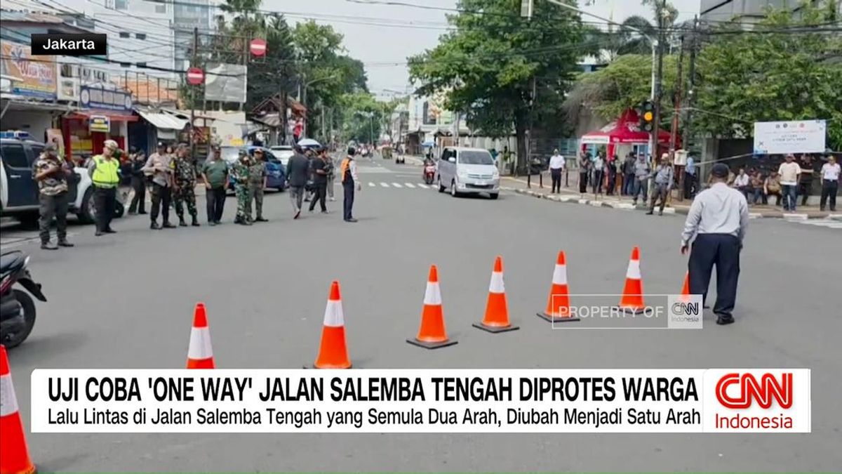 VIDEO: Uji Coba One Way Salemba Tengah Diprotes Warga