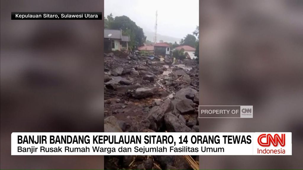 VIDEO: Banjir Bandang Kepulauan Sitaro, 14 Orang Tewas
