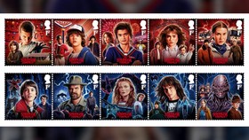 Warga Hawkins hingga Vecna Diabadikan dalam Prangko Royal Mail