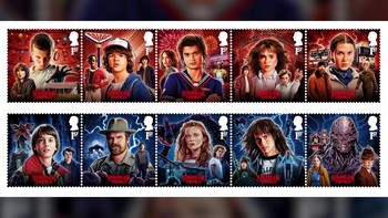 Warga Hawkins hingga Vecna Diabadikan dalam Prangko Royal Mail