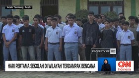 VIDEO: Hari Pertama Sekolah di Wilayah Terdampak Bencana