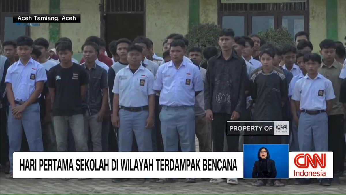 VIDEO: Hari Pertama Sekolah di Wilayah Terdampak Bencana