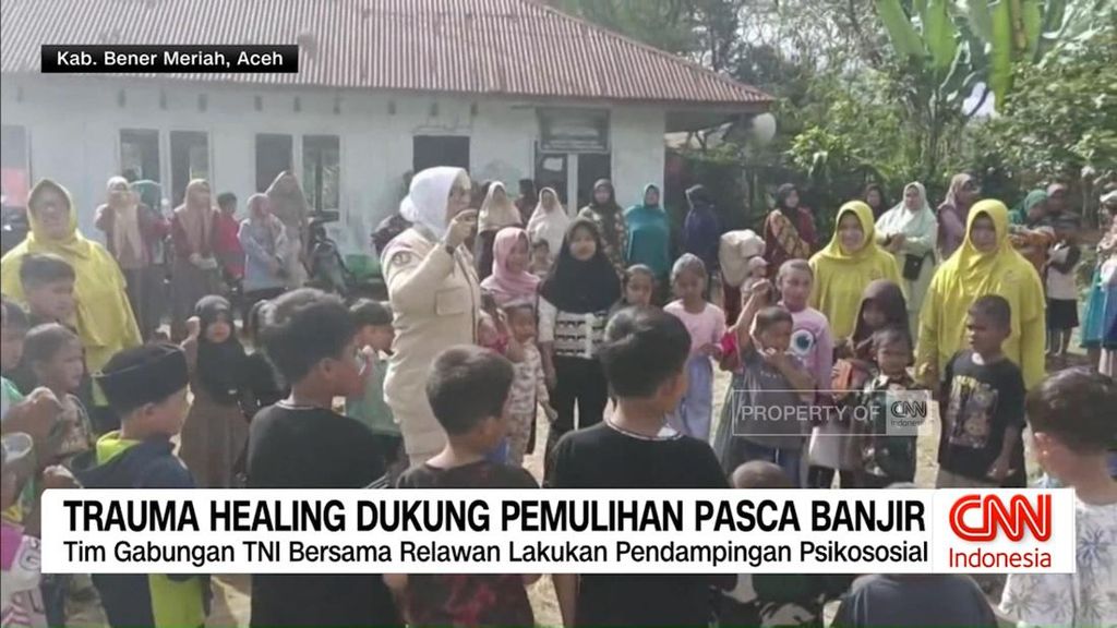 VIDEO: Trauma Healing Dukung Pemulihan Pascabanjir