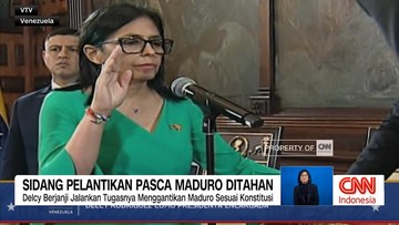 VIDEO: Wapres Venezuela Dilantik Jadi Presiden Ad Interim