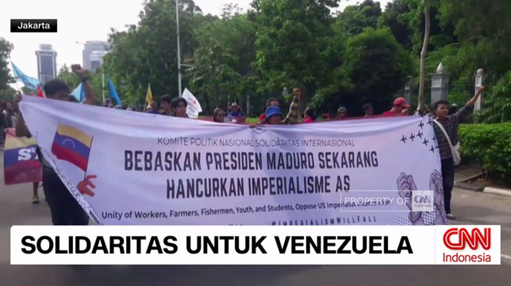 VIDEO: Aksi Solidaritas untuk Venezuela di Jakarta