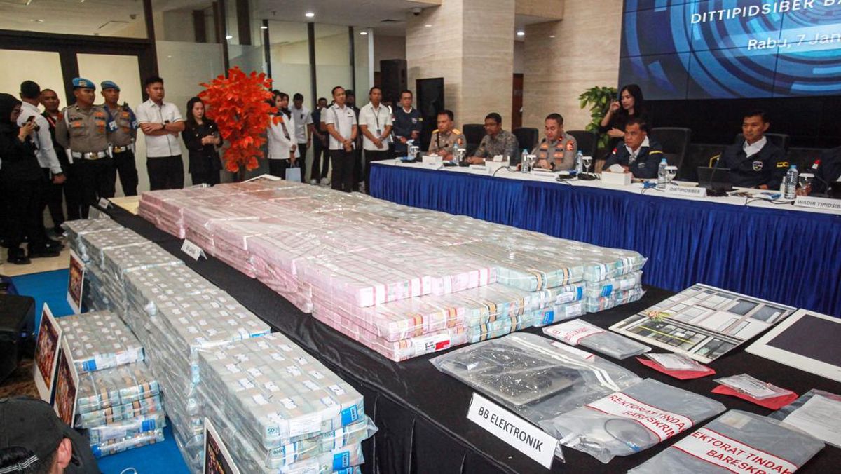 Polisi Temukan 17 Perusahaan Fiktif Tampung Uang Judol Rp59 Miliar