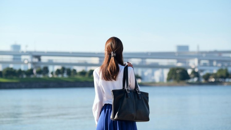 Businesswoman portrait outdoors