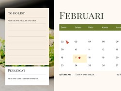 Kalender Februari 2026 Lengkap Jadwal Libur dan Hari Besarnya
