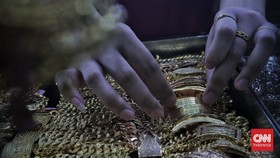 FOTO: Kemilau Emas di Tengah Gejolak Geopolitik Dunia