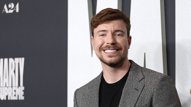 MrBeast masih menduduki posisi teratas kreator konten dengan pendapatan tertinggi di dunia. 