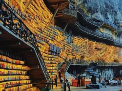 Perpustakaan Mianhua: Indah tapi Sulit Diakses, Lokasinya Ada di Dalam Gua