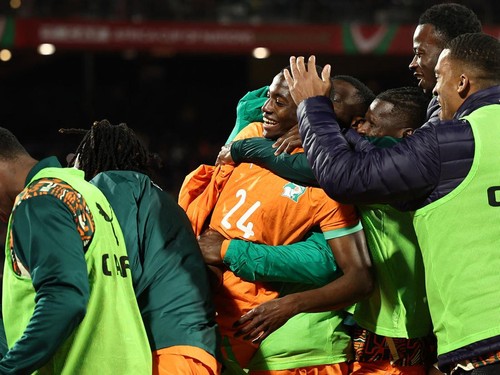 FOTO: Diallo Gemilang, Pantai Gading ke Perempaf Final Piala Afrika