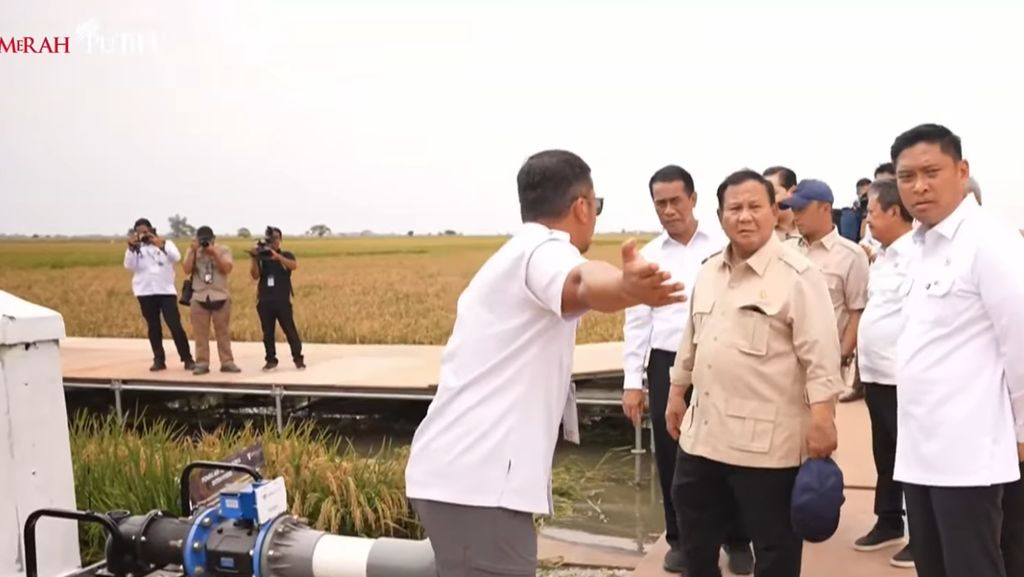 Prabowo Hadiri Panen Raya dan Pengumuman Swasembada Pangan