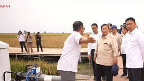 Prabowo Hadiri Panen Raya dan Pengumuman Swasembada Pangan