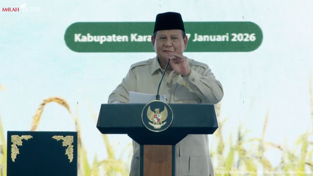 Prabowo: Kita Buktikan Tiap Tahun Kita Swasembada Pangan