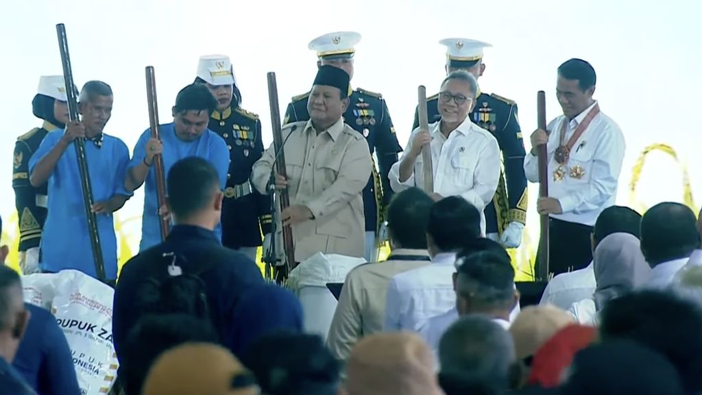 Prabowo Resmi Umumkan Indonesia Kembali Swasembada Pangan