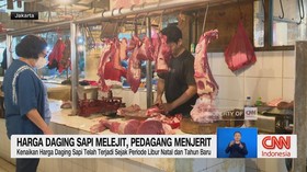 VIDEO: Harga Daging Sapi Melejit, Pedagang Menjerit