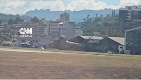 Pangkalan Udara La Carlota Hancur usai Digempur AS