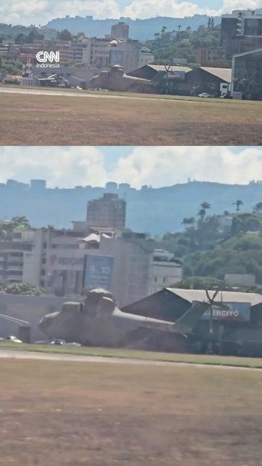 Pangkalan Udara La Carlota Hancur usai Digempur AS