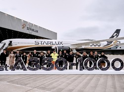 Maskapai Taiwan STARLUX Airlines Terima Unit Pertama Airbus A350-1000