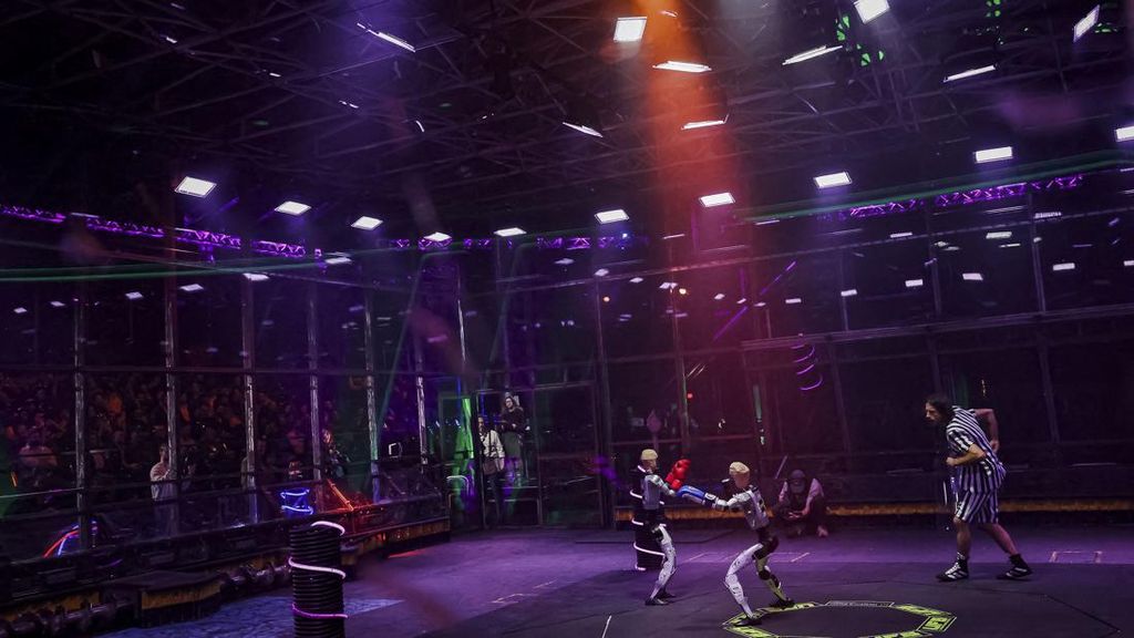 FOTO: Gladiator Digital, Tinju Baja dan Algoritma Dari Masa Depan