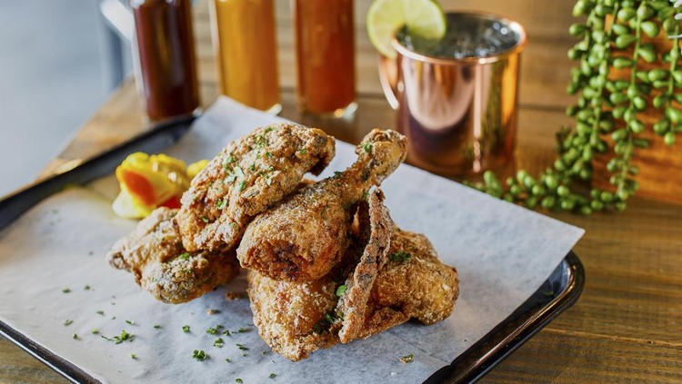 Ilustrasi ayam goreng