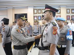 Kapolres Gianyar Lantik 4 Pejabat Baru, 2 Kapolsek Berganti