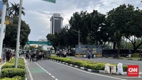 Demo Buruh Bubar, Jalan Medan Merdeka Selatan Kembali Dibuka