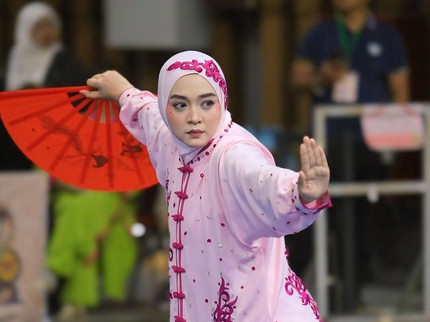 Nuri Maulida Ikut Wushu, Intip Potretnya Debut Tanding Langsung Lawan Krisdayanti
