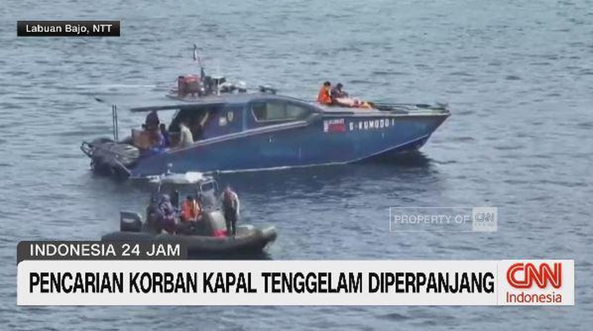 VIDEO: Pencarian Korban Kapal Tenggelam Diperpanjang