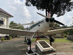 Pesawat Penerbangan Pertanian Jadi Koleksi Museum Perkebunan Indonesia I