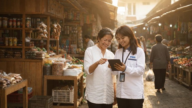 PNM melalui AO menghadirkan pembiayaan tanpa agunan dan pendampingan humanis bagi ibu prasejahtera untuk membangun usaha dan masa depan berkelanjutan.