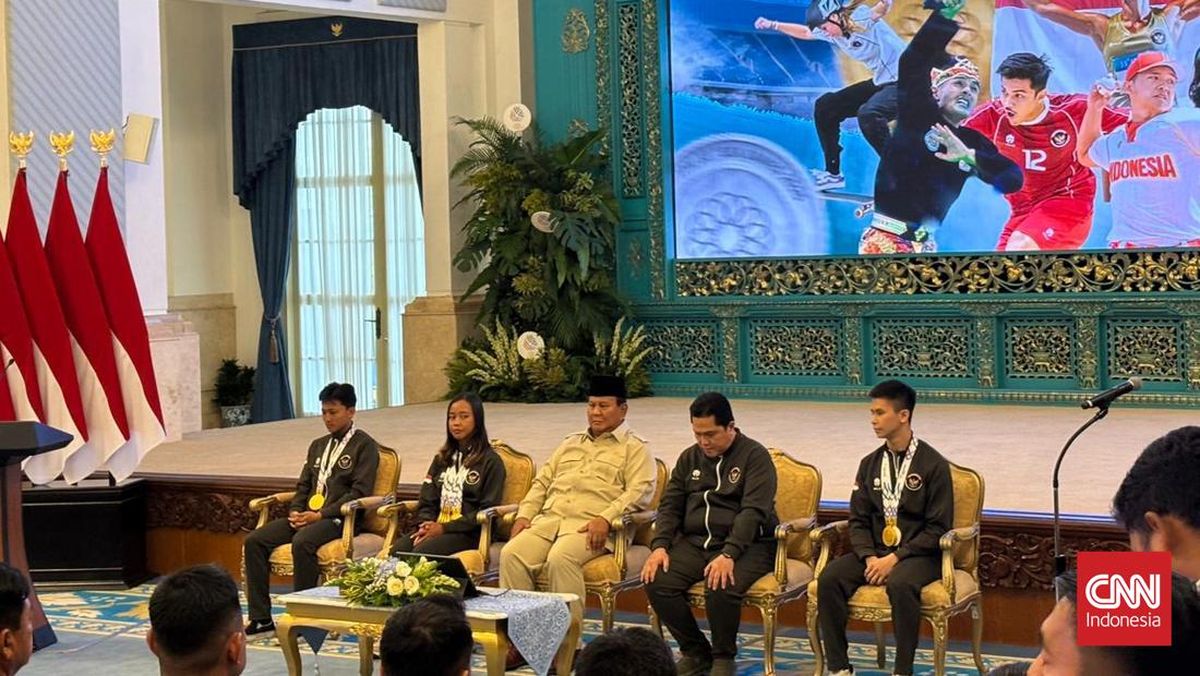 Prabowo Resmi Serahkan Bonus Atlet Peraih Medali SEA Games 2025