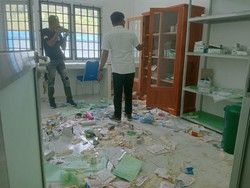 Puskesmas Ibele Jayawijaya Dirusak OTK, Alkes-Obat Berserakan di Lantai