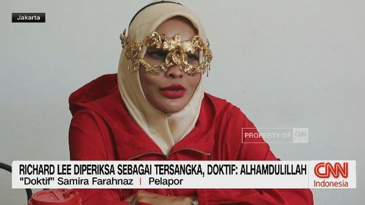 VIDEO: Richard Lee Diperiksa Sebagai Tersangka, Doktif: Alhamdulillah